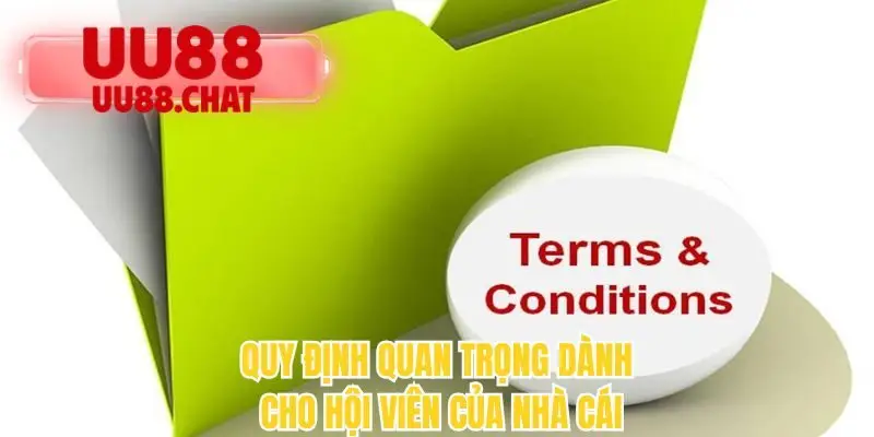 Quy định quan trọng dành cho hội viên của nhà cái